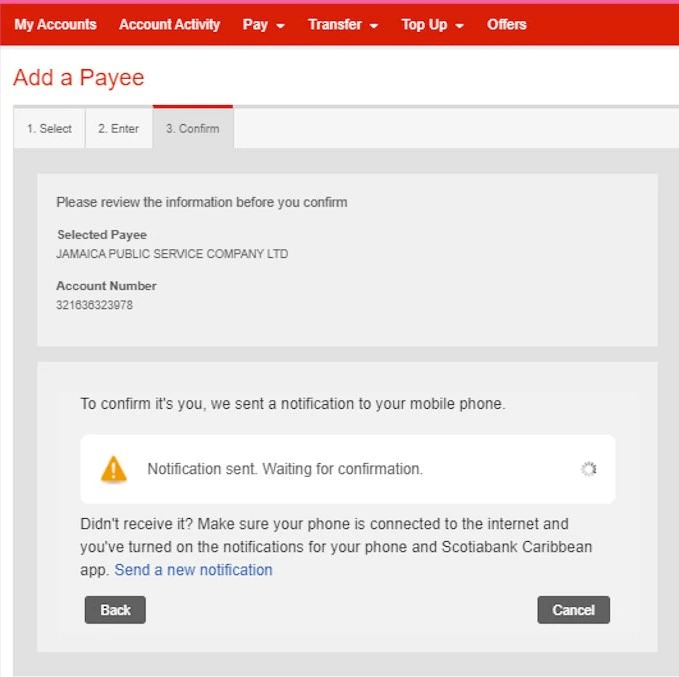 Scotiabank Jamaica how to pay any bill online
