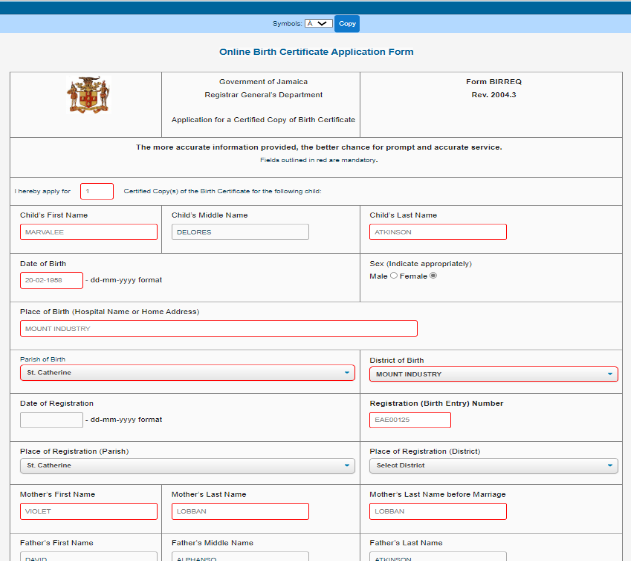 How to apply for a Jamaican birth certificate online How to Jamaica