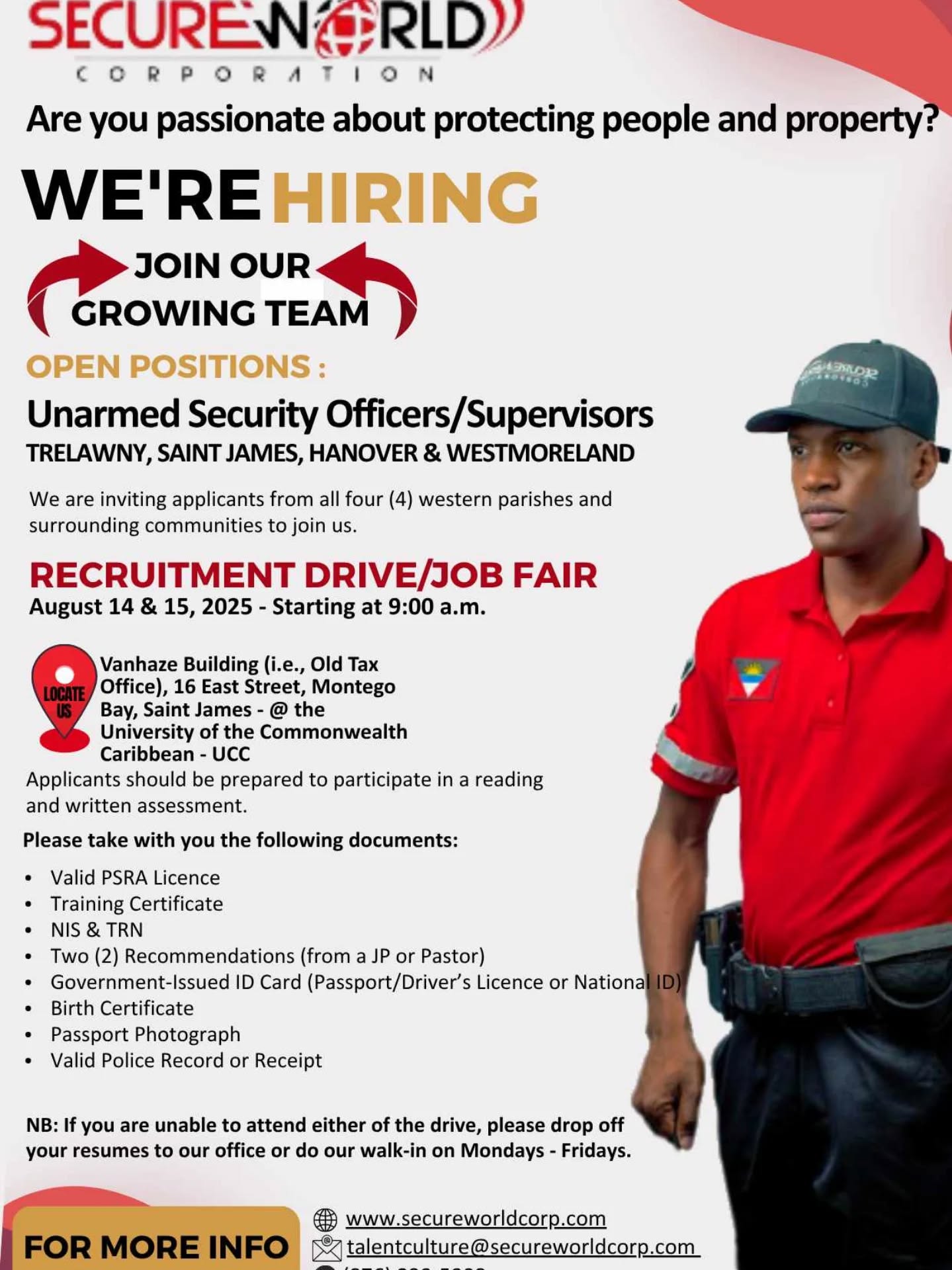 Are you passionate about protecting people and property