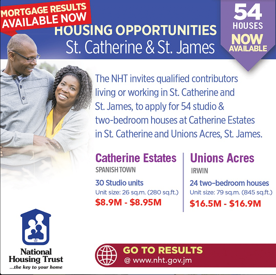 Nht Address NHT Announces New Housing Opportunities in St. Catherine & St. James ...