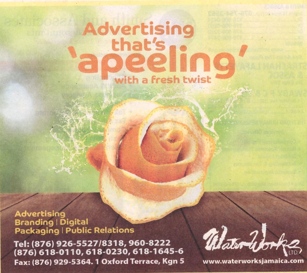 Advertising & Branding Services in Jamaica – Waterworks LTD