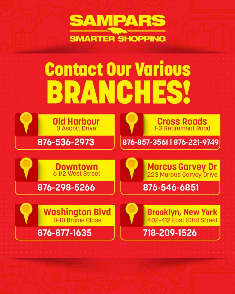 Sampars Stores: Locations & Phone Numbers