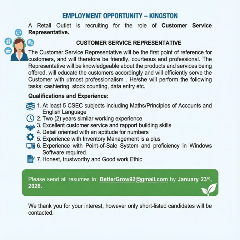 Experience with Point-of-Sale systems and proficiency in Windows software required