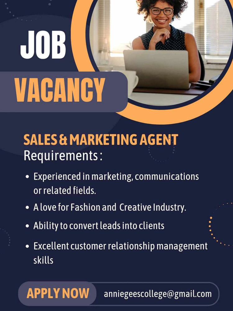 Job Vacancy Sales & Marketing Agent