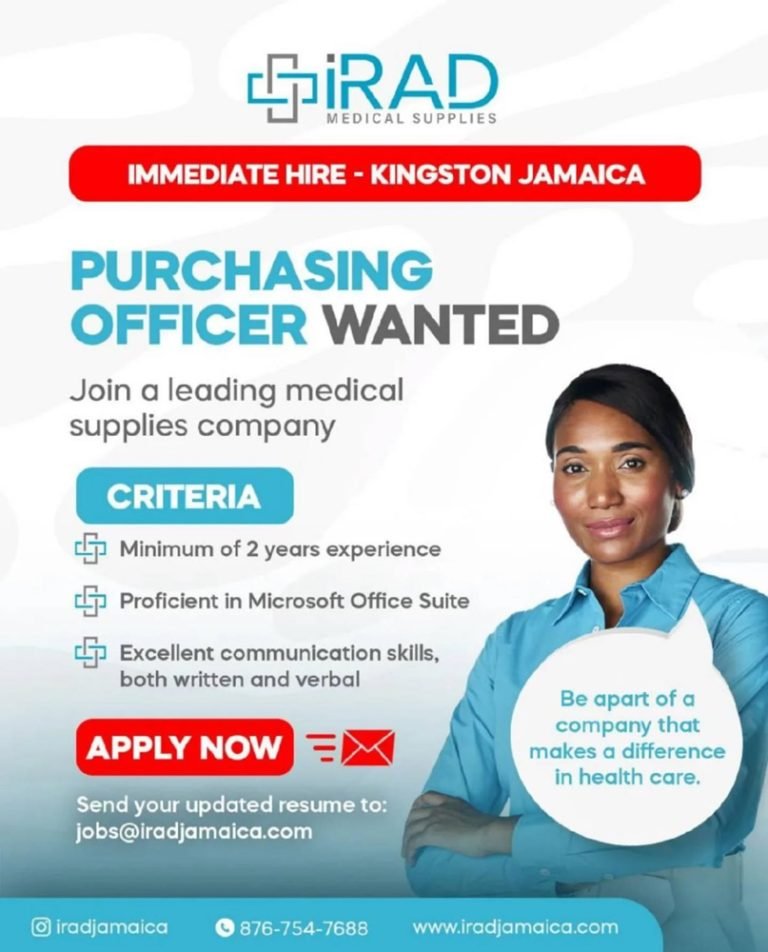 Medical Supplies Purchasing Officer