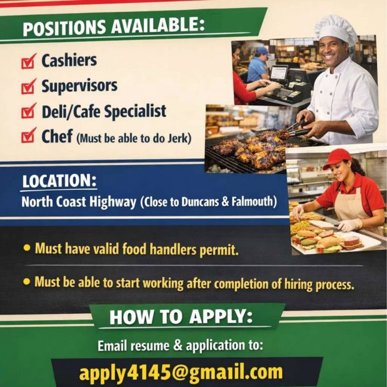 Restaurant & Café Staff Needed – North Coast Area