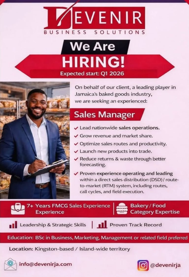 Sales Manager Opportunity – Bakery & Food Industry