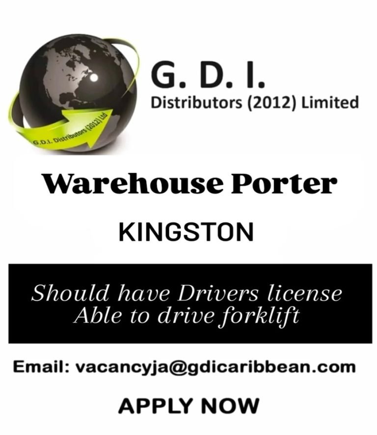 Warehouse Porter Job Vacancy – Kingston