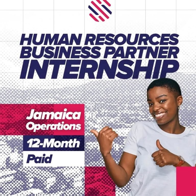 Kickstart Your HR Career 12-Month Paid HR Business Partner Internship in Jamaica.