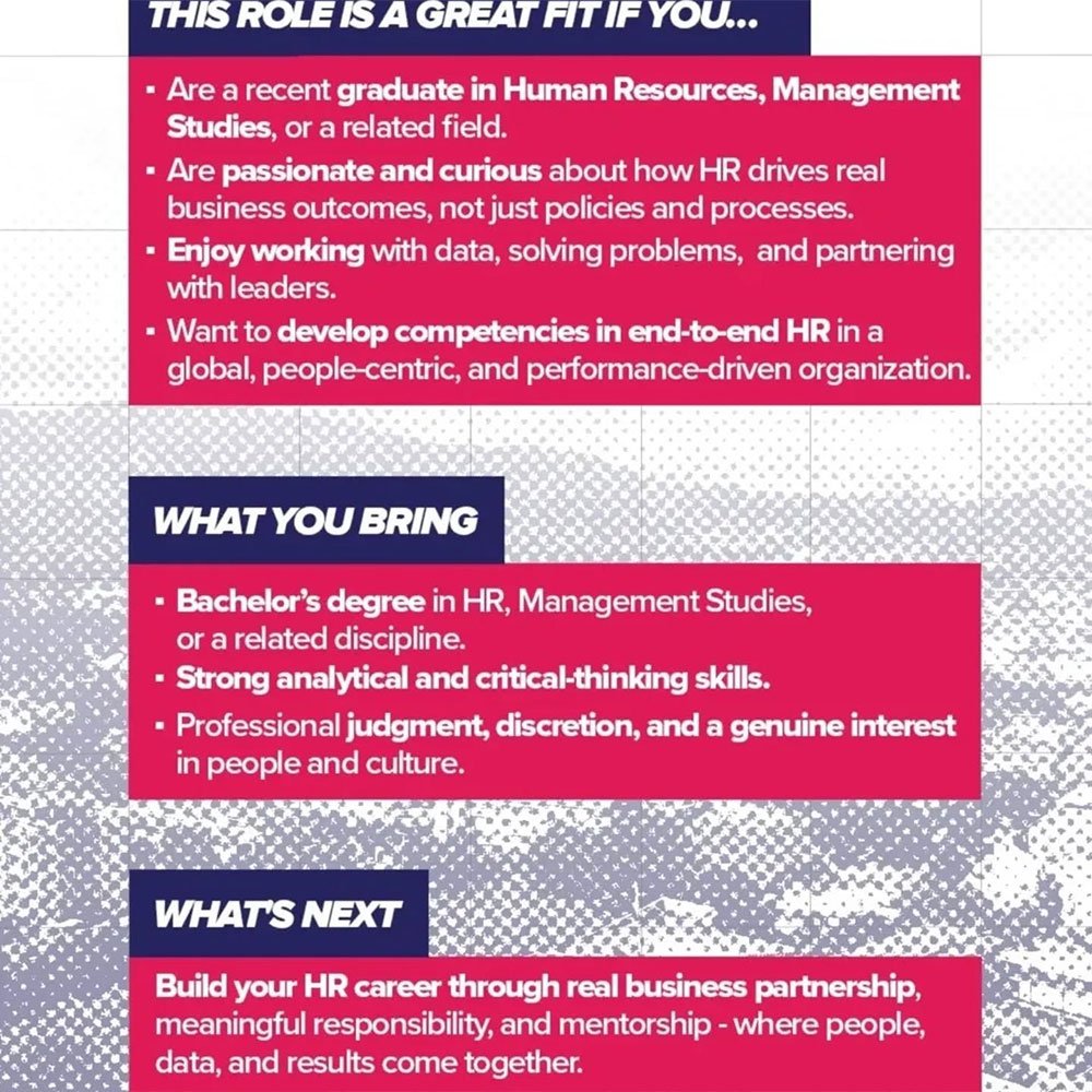 Kickstart Your HR Career 12-Month Paid HR Business Partner Internship in Jamaica.