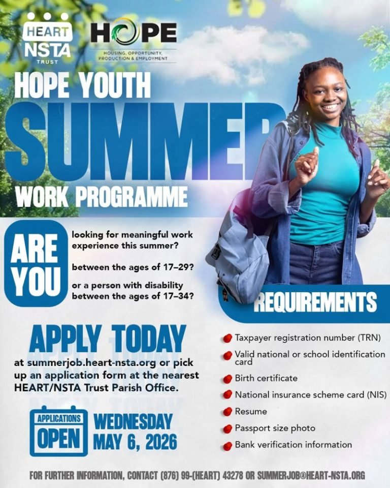 HEARTNSTA HOPE Summer Jobs Programme for Youth