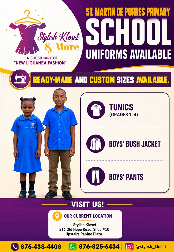 Stylish Kloset School Uniforms for St. Martin de Porres Primary