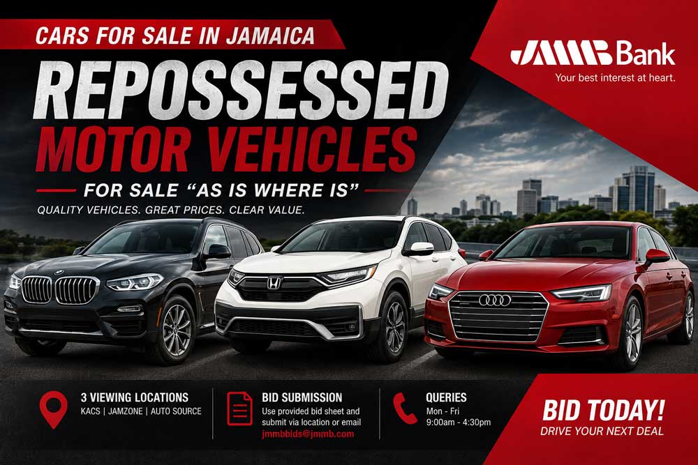 JMMB Vehicles for Sale