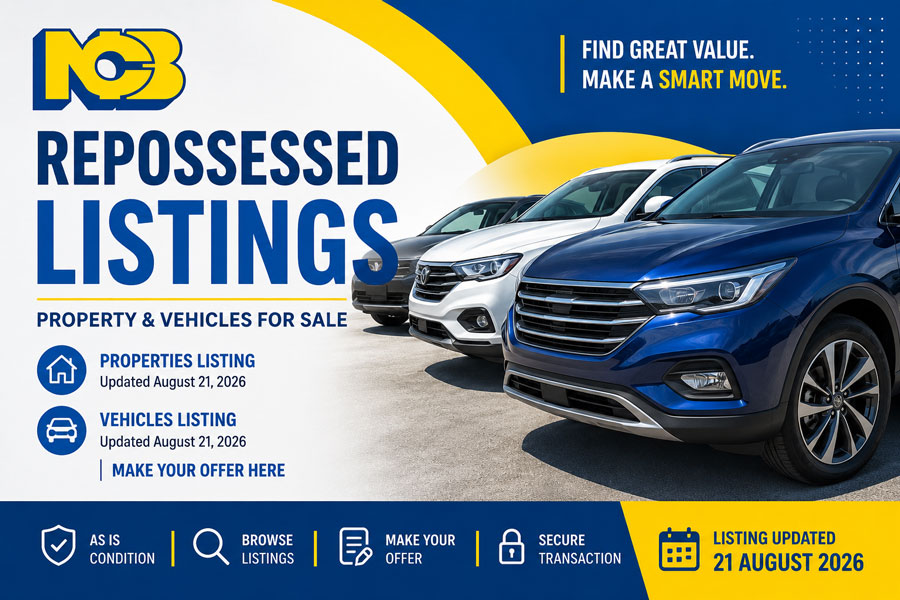 NCB repossessed cars for sale in Jamaica 2026