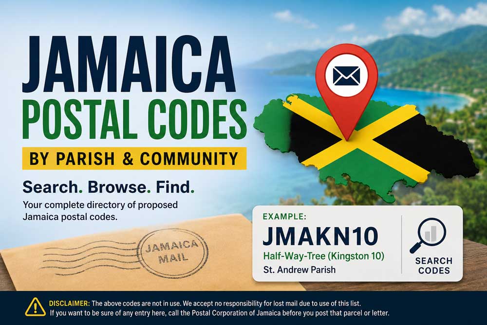 Postal Codes in Jamaica
