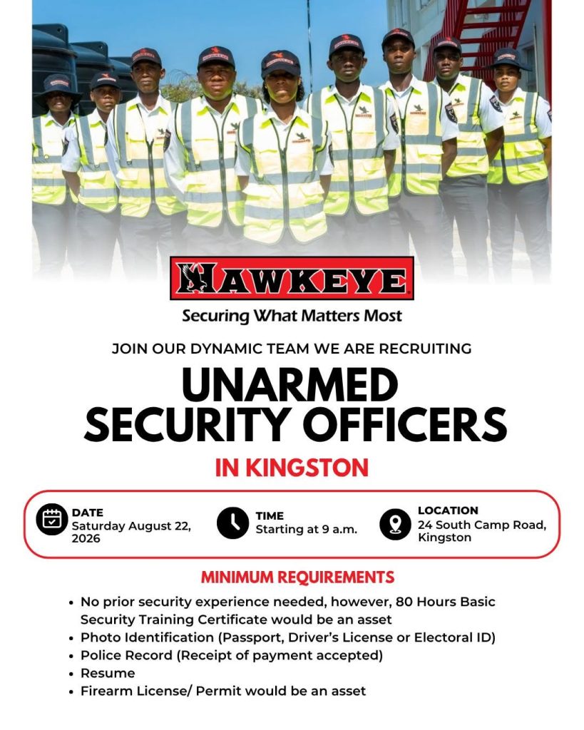 Unarmed Security Officer Jobs in Kingston – Hawkeye Recruitment