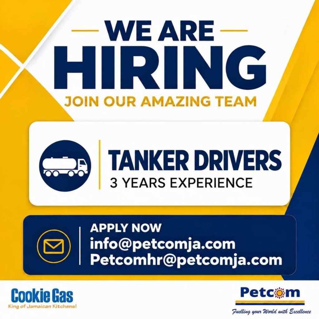 Job advertisement: Tanker Driver Job Vacancy in Jamaica – Petcom