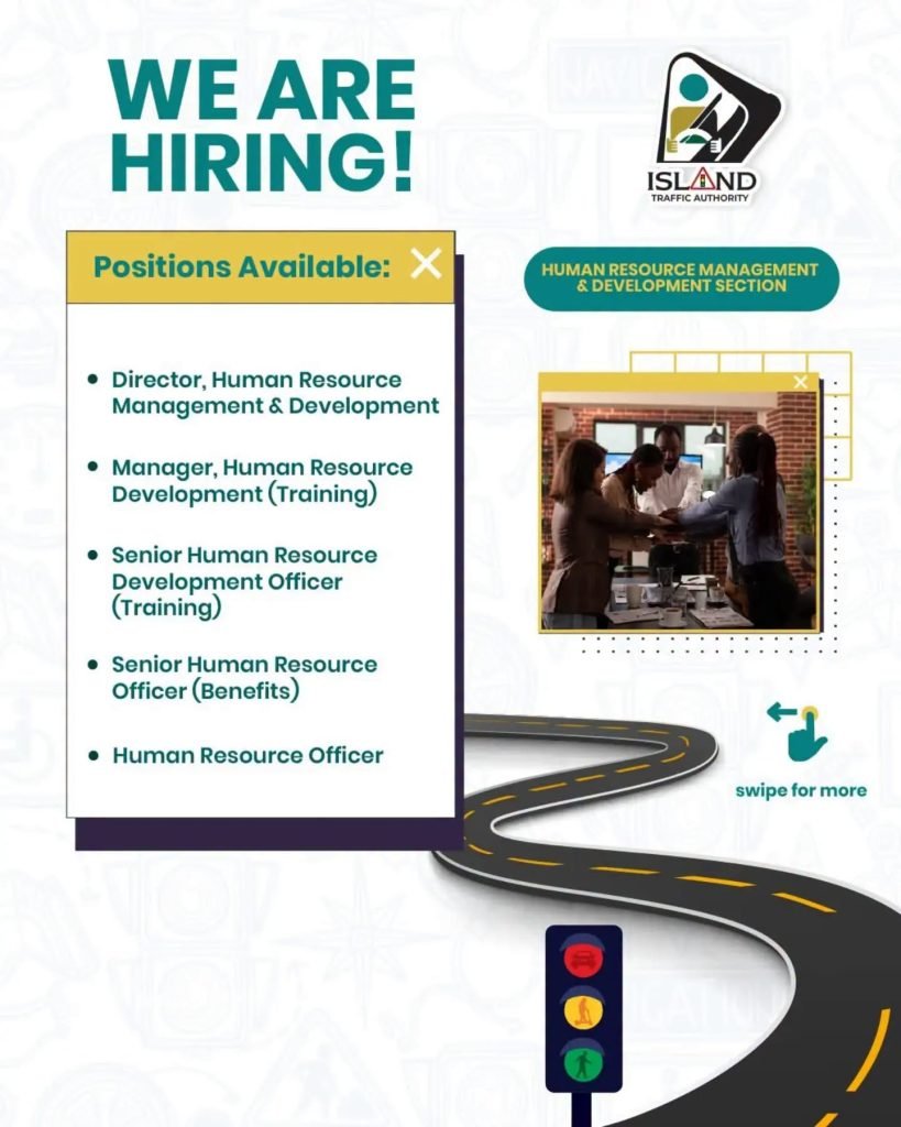 Job advertisement: Island Traffic Authority Hiring Finance & Accounts Professionals