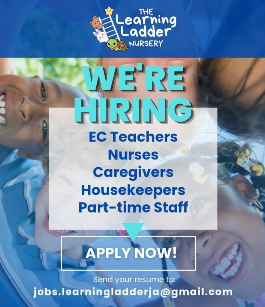 Job advertisement: The Learning Ladder Nursery Is Hiring – Multiple Vacancies Available