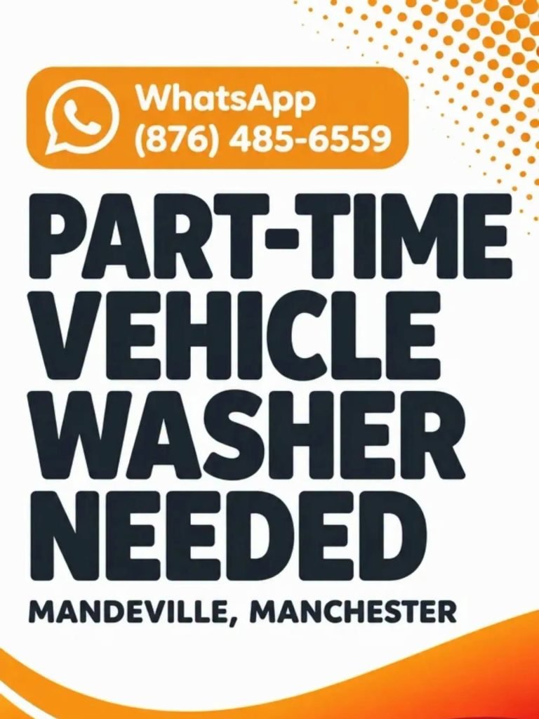 Job advertisement: Part-Time Vehicle Washer Job in Mandeville