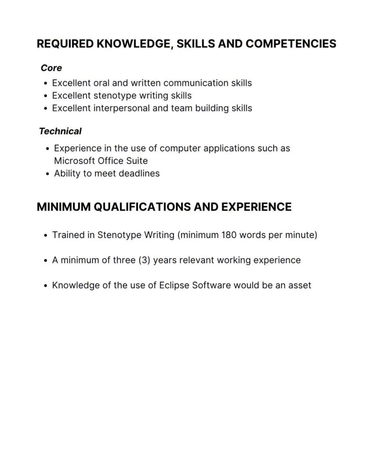 Job 2:10 Houses of Parliament Jamaica – 3 Job Vacancies