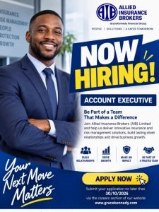 Job advertisement: Account Executive Job in Jamaica – Allied Insurance Brokers