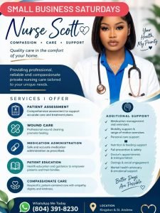 Job advertisement: Nurse Scott – Private Nursing & Home Care Services in Kingston, Jamaica