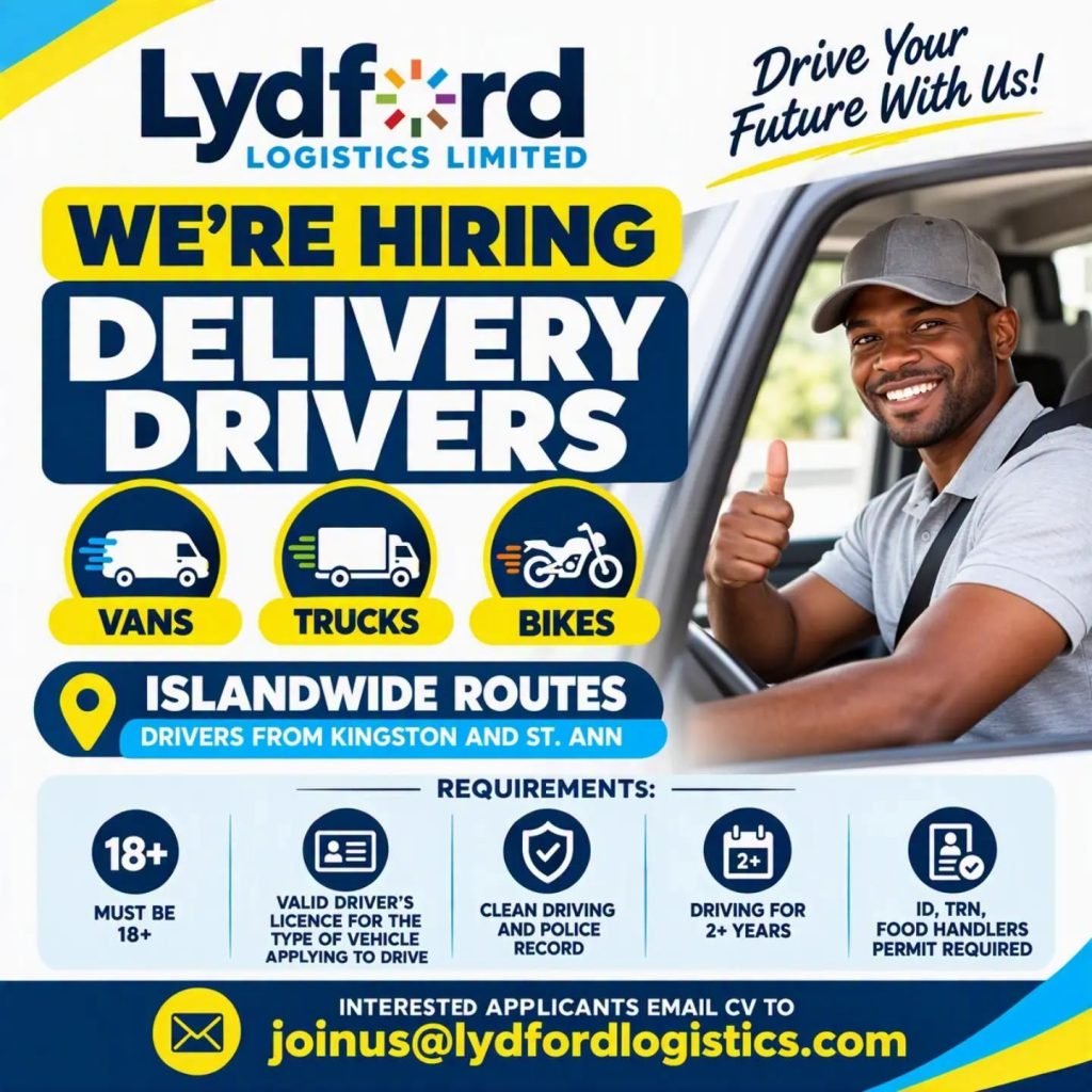Job advertisement: Delivery Driver Jobs – Lydford Logistics Limited