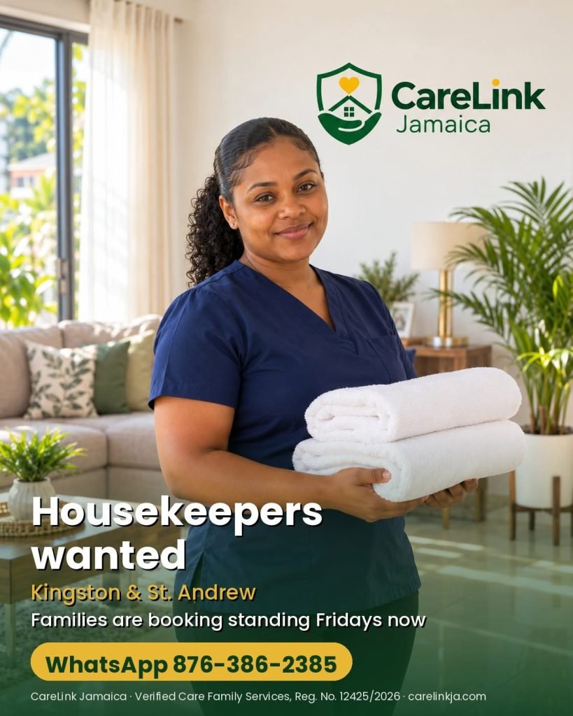 Housekeeper Vacancies in Jamaica – CareLink Hiring