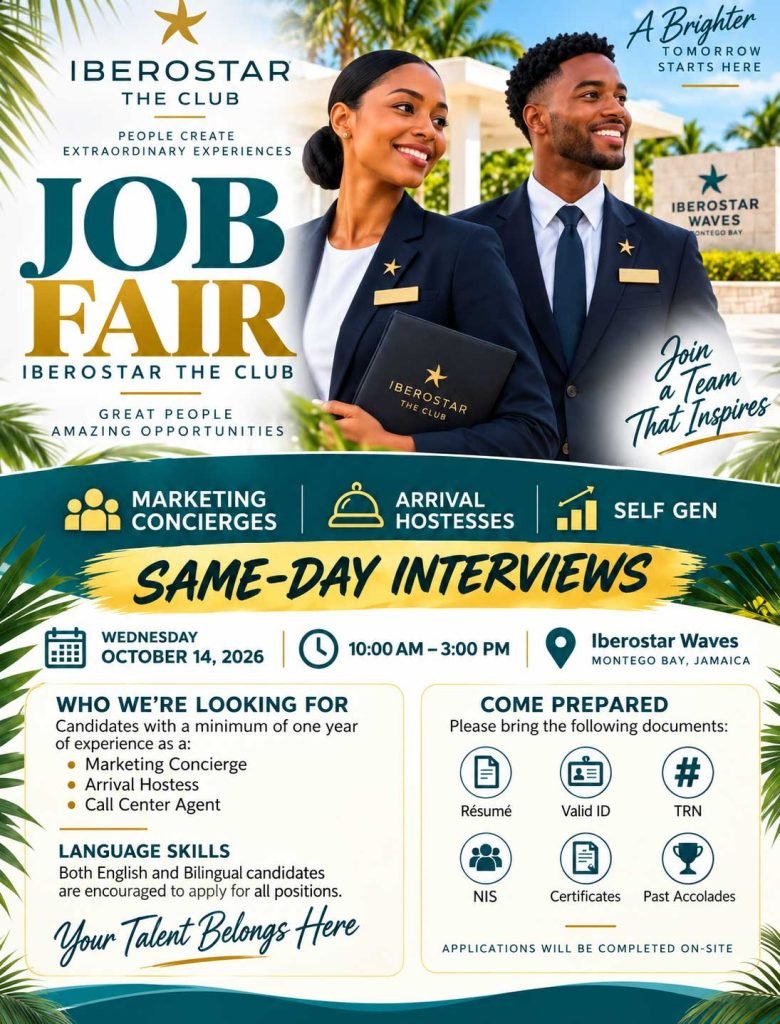 Iberostar Job Fair in Montego Bay, Jamaica – Same-Day Interviews