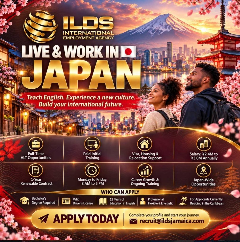 Japan ALT Teaching Jobs for Caribbean Applicants – Apply Today