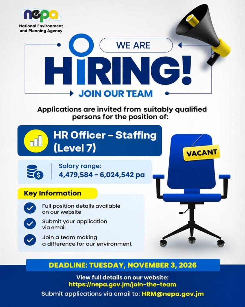 NEPA HR Officer Job Jamaica