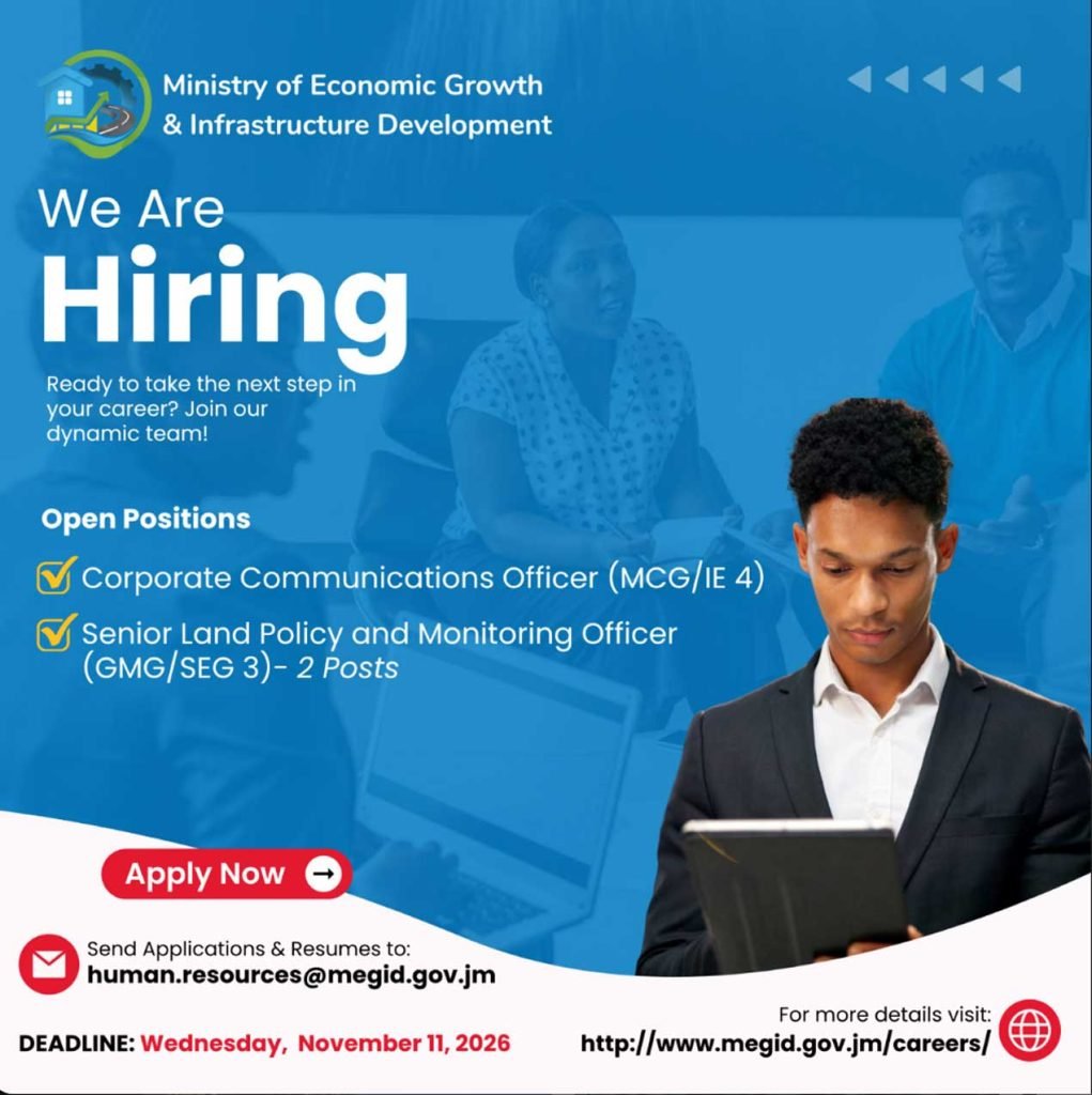 Job advertisement: Senior Land Policy and Monitoring Officer Job – Ministry of Economic Growth & Infrastructure Development